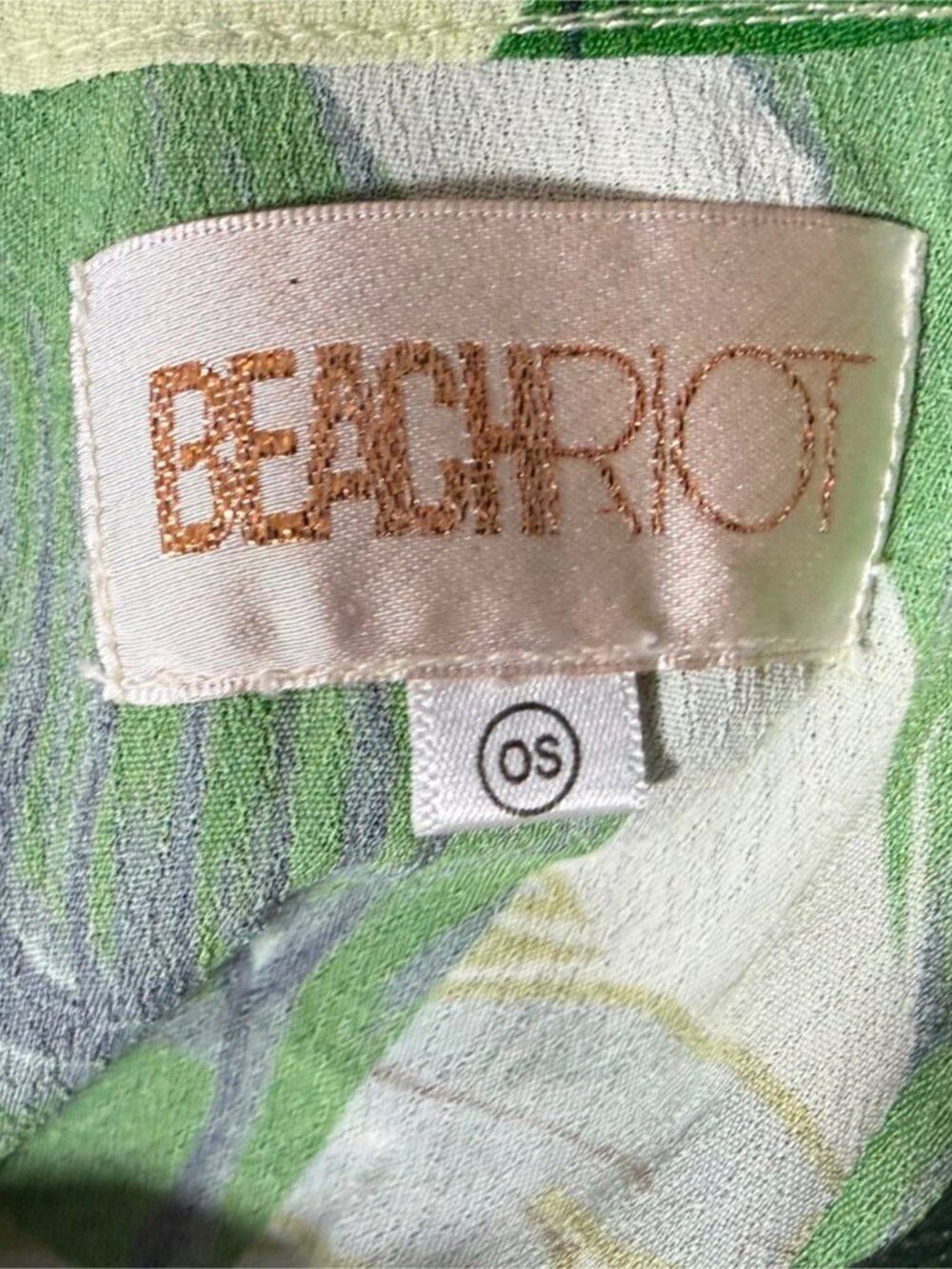 Beach Riot Tropical Palm Print Wrap Maxi Skirt - Picture 6 of 6